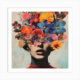 Flower Head Art Print