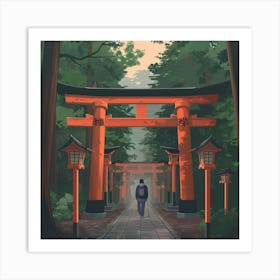 Fushigi Gate Art Print