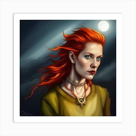 Viking Witch Art Print