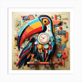 Taiwan Clock Art Print