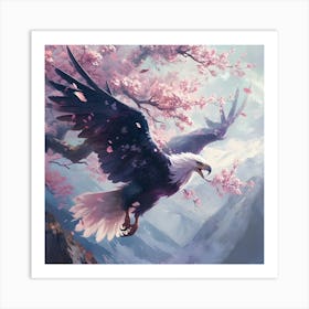 Eagle In Flight Art Print