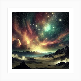 Galaxy Wallpaper 57 Art Print