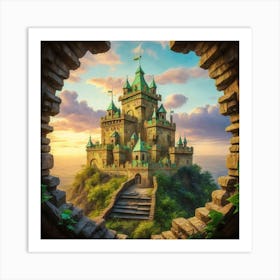 The castle in seicle 15 7 Art Print