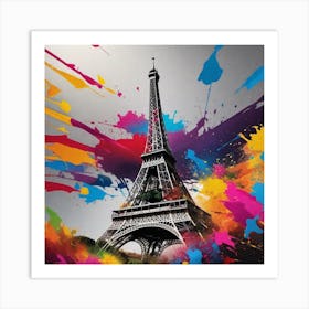 Paris Eiffel Tower 32 Art Print