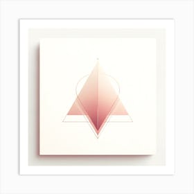 Pink Triangle Art Print