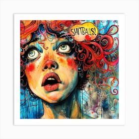 Shitballs - I Swear Art Print