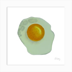 Fried Egg Art Print