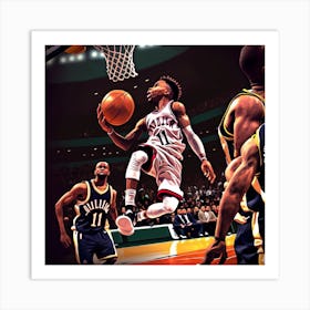 Nba Basketball Art Print