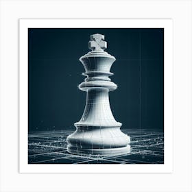 Chess Piece Art Print