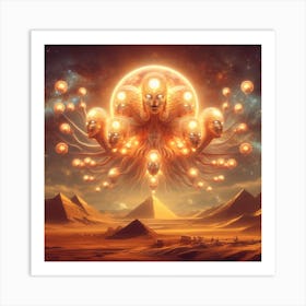 Egyptian Gods Art Print