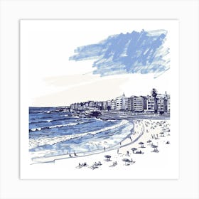 Santa Cruz Beach Art Print