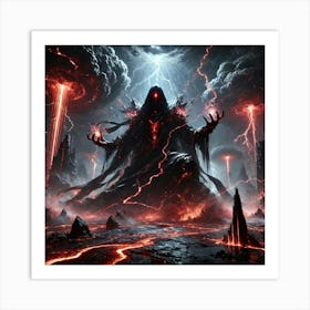 Obsidian Wraith Dark Energy Converted Art Print