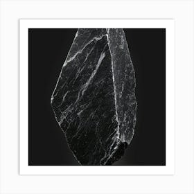 Black Stone Art Print