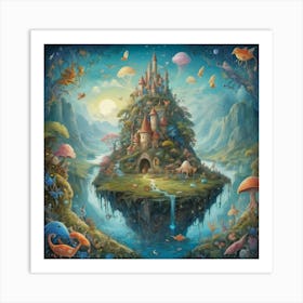 Fairytale Island Art Print Art Print