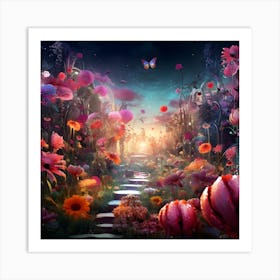 Surreal Love Garden By Csaba Fikker 14 Art Print