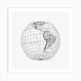 World Atlas From The Practical Teaching Of Geography Art Print