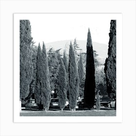 Toscana Parking Art Print