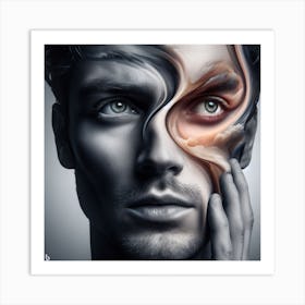 Portrait Of A Man Art Print