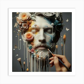 Portrait Of A Painter Art Print