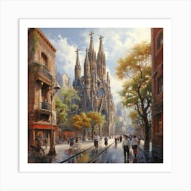 Barcelona Art Print