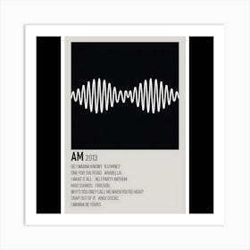 AM - Arctic Monkeys, 2013 Art Print