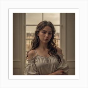 Portrait Of A Young Woman 3 Art Print