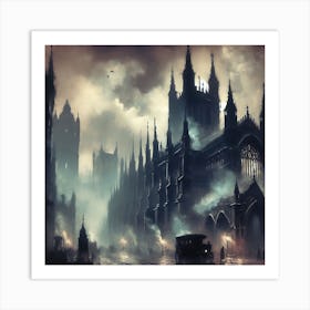 Fogbound Secrets Art Print