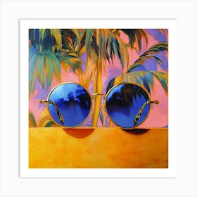 'Blue Sunglasses' 1 Art Print