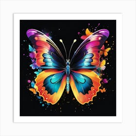 Butterfly Painting 169 Art Print