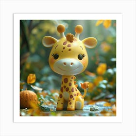 Giraffe 46 Art Print