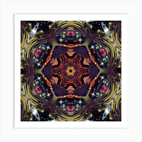 Psychedelic Mandala 58 Art Print