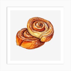 Cinnamon Buns Art Print