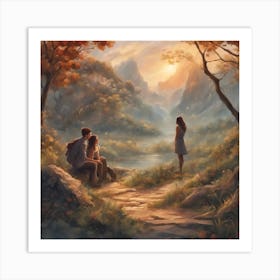 Walk In The Woods Art Print