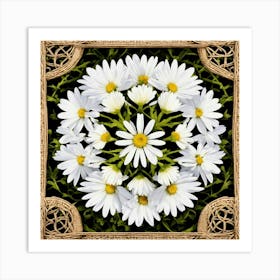 Imagine Vines Of Many Intertwined Small White Dais rug(2) Art Print