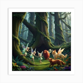 Fairy mythical creatures Art Print