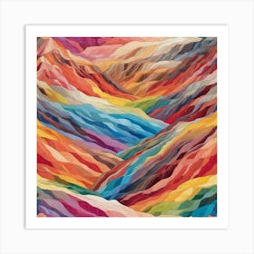 'Colors Of The Desert' Art Print