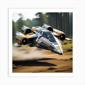 Star Wars Starfighter 3 Art Print