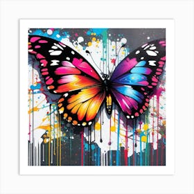 Colorful Butterfly 26 Art Print