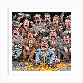 Group Of People Art Print