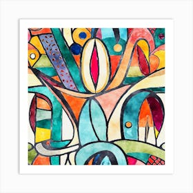 Abstract Painting 4 Art Print