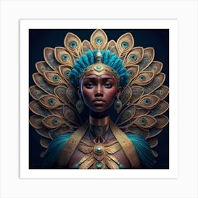 Peacock Art Print