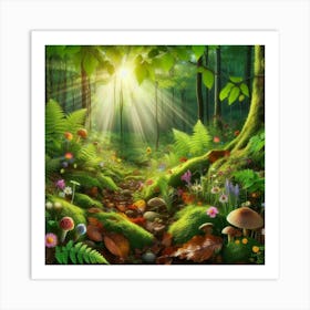 Fairy Forest 4 Art Print