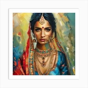 Indian Bride Art Print