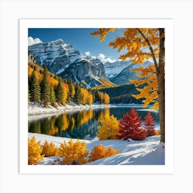 Autumn In The Mountains 3 Art Print