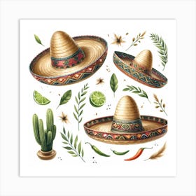 Sombrero 3 Art Print