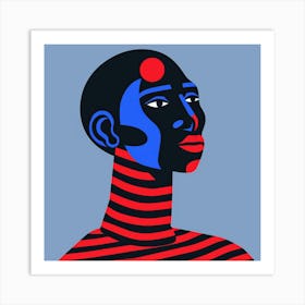 Portrait Of An African Man Art Print