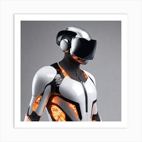 Futuristic Humanoid Art Print