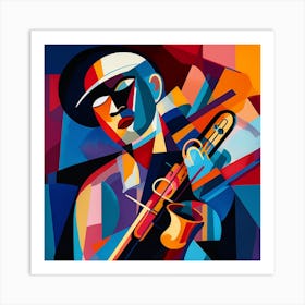 Jazz Musician 77 Art Print