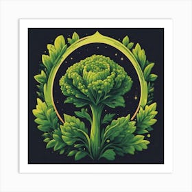 Broccoli Tree 1 Art Print