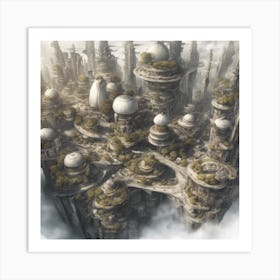 Futuristic City Art Print